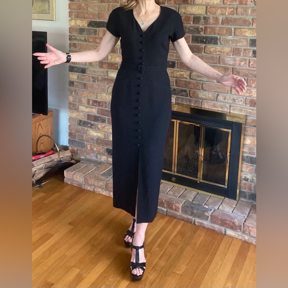 Worn 3 times  Jones of New York black sheath dress Sz 4